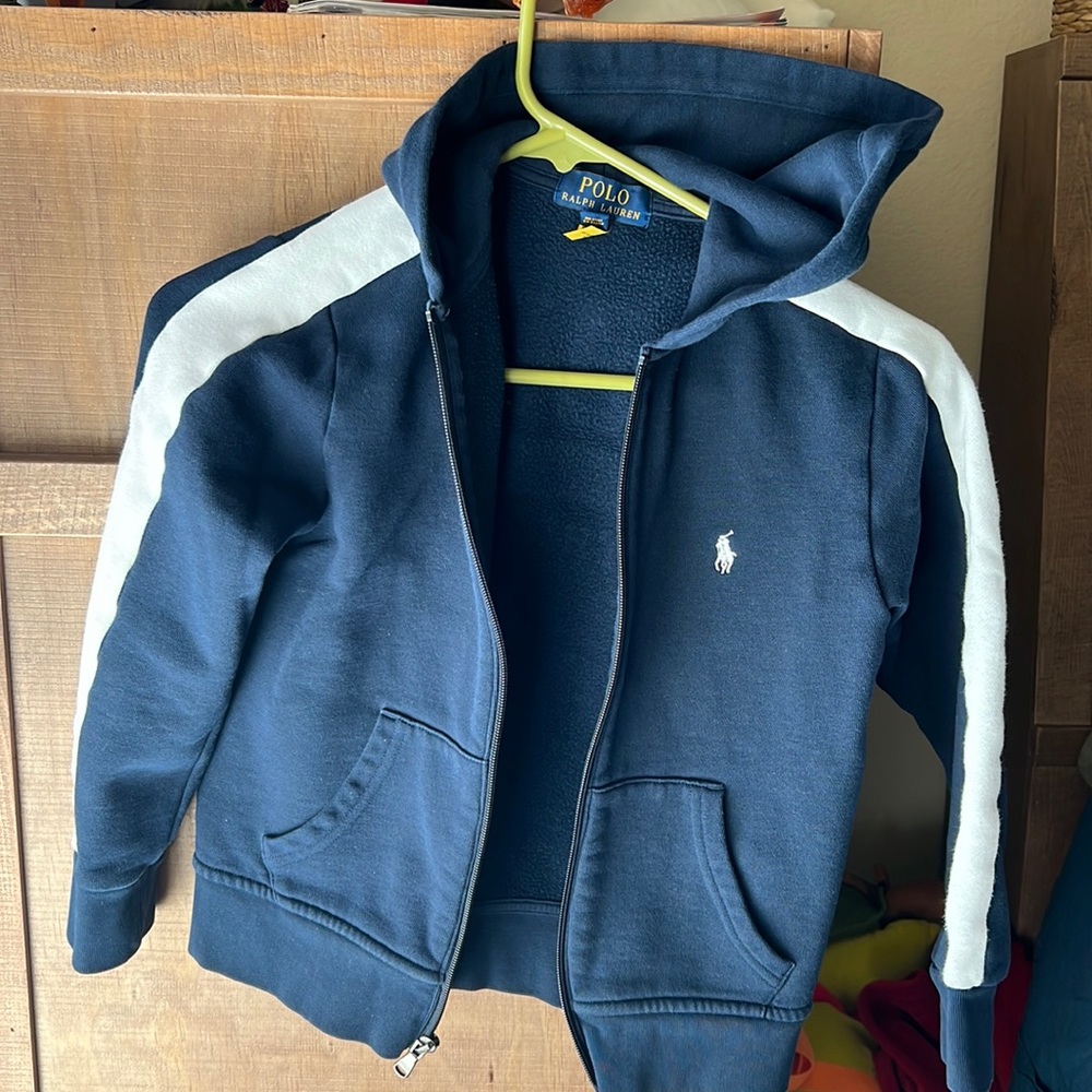 Ralph Lauren Logo Fleece Graphic Hoodie